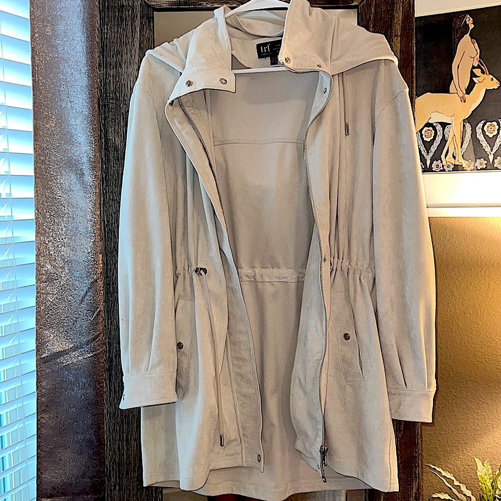 ZARA Suede Coat TRF Collection